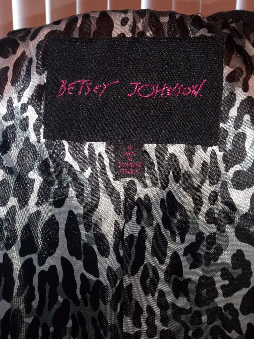 Betsey Johnson Charcoal Ruffle Wool Blend Coat - Picture 4 of 7